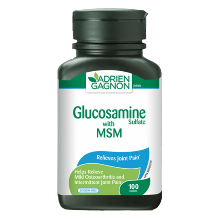 GLUCOSAMINE MSM B/100 COMP