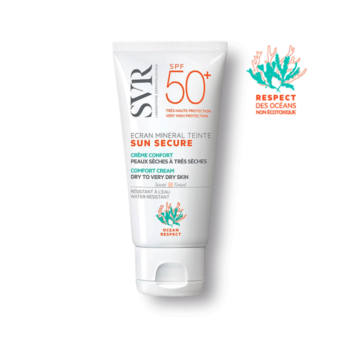 SVR SUN SECURE P/S MINERAL TEINTÉ SPF50+