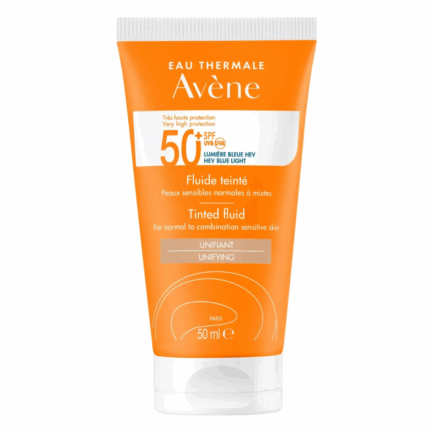 AVENE ECRAN FLUIDE TEINTÉ SPF 50+ 50ML TUNISIE