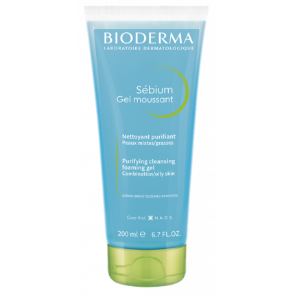 BIODERMA-SÉBIUM-GEL-MOUSSANT-NETTOYANT-PURIFIANT-200-ML---PARA-DU-BONHEUR-TUNISIE