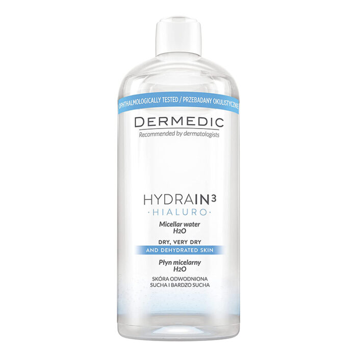 DERMEDIC-HYDRAIN-3-EAU-MICELLAIRE-H2O-500-ml-PARA-DU-BONHEUR-TUNISIE