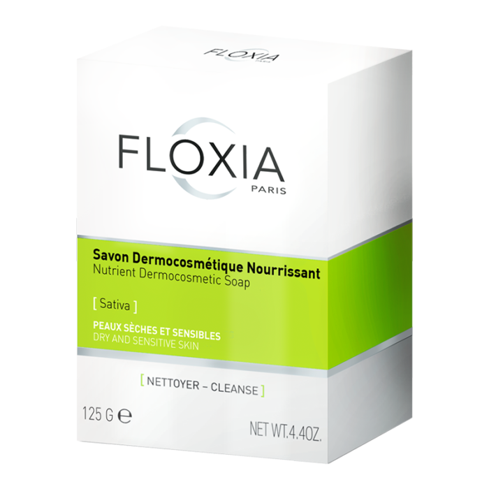 FLOXIA-SAVON-DERMOCOSMÉTIQUE-NOURRISSANT-125GR-PARA-DU-BONHEUR-TUNISIE