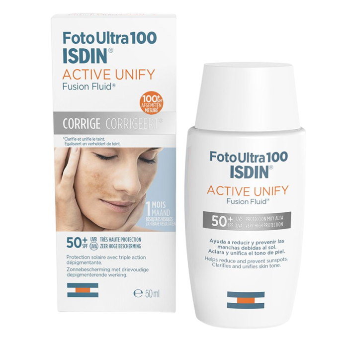 ISDIN-FOTOULTRA-100-ECRAN-ACTIVE-UNIFY-SPF50+-50-ML-PARA-DU-BONHEUR-TUNISIE