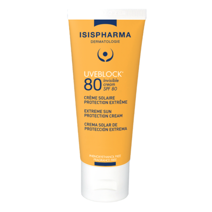 ISISPHARMA UVEBLOCK CREME INVISIBLE SPF80 40ML