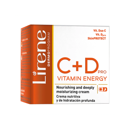 LIRENE-VITAMINE-C+D-CRÈME-HYDRATANTE-ET-NOURRISSANTE-50-ML-PARA-DU-BONHEUR-TUNISIE