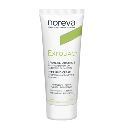 NOREVA-EXFOLIAC-CRÈME-RÉPARATRICE-40-ML-PARA-DU-BONHEUR-TUNISIE