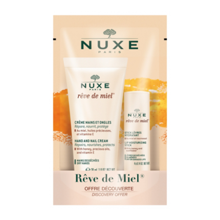 NUXE-COFFRET-RÊVE-DE-MIEL-CRÈME-MAINS-30-ML-+STICK-LÈVRES-4-G-PARA-DU-BONHEUR-TUNISIE