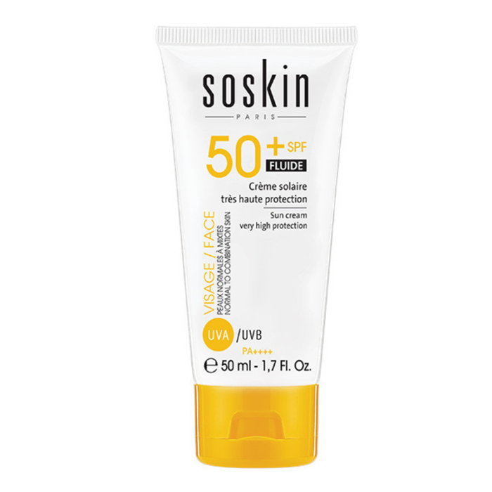 SOSKIN-PROTECTION-SOLAIRE-FLUIDE-SPF50+50-ML-PARA-DU-BONHEUR-TUNISIE