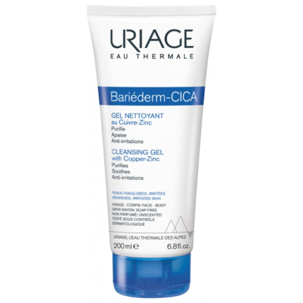 URIAGE-BARIÉDERM-CICA-GEL-NETTOYANT-AU-CUIVRE-ZINC-200-ML-PARA-DU-BONHEUR-TUNISIE