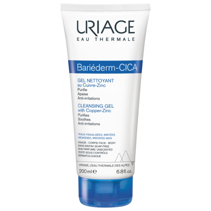 URIAGE-BARIÉDERM-CICA-GEL-NETTOYANT-AU-CUIVRE-ZINC-200-ML-PARA-DU-BONHEUR-TUNISIE