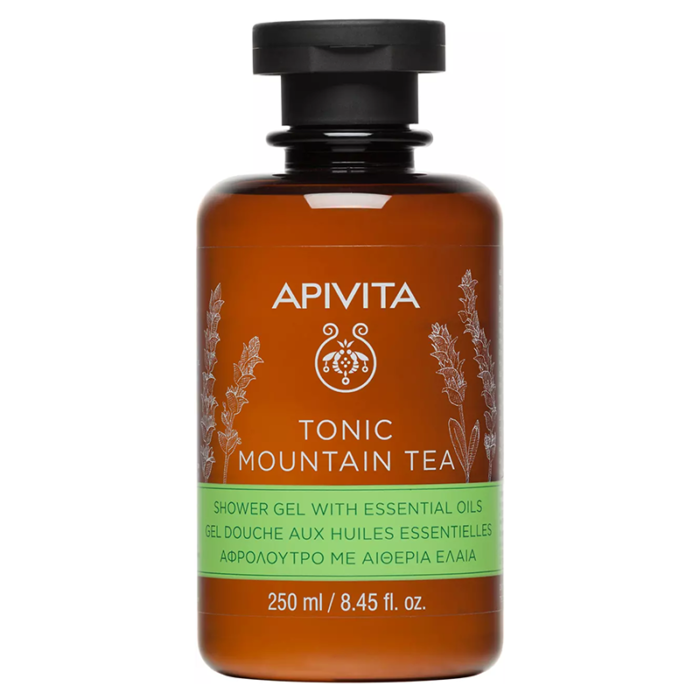 APIVITA-TONIC-MOUNTAIN-TEA-GEL-DOUCHE-AUX-HUILES-ESSENTIELLES-250ML-PARA-DU-BONHEUR-TUNISIE