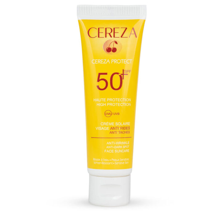 CEREZA Creme Solaire 3en1 Anti Age et Anti Tache