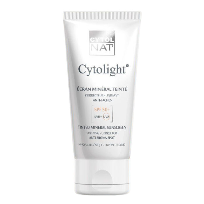 CYTOLNAT-LIGHT-ÉCRAN-MINÉRAL-TINTÉE-ANTI-TÂCHES-BRUNES-SPF50+-50ML-PARA-DU-BONHEUR-TUNISIE