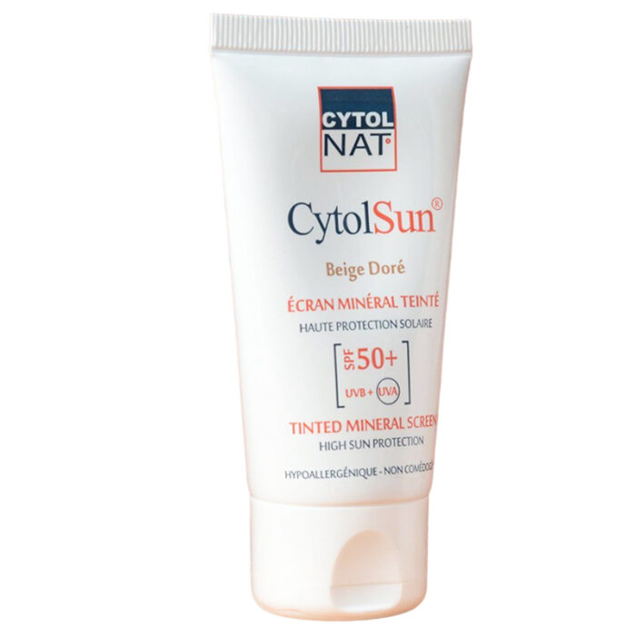 CYTOLNAT-SUN-ECRAN-MINÉRAL-TEINTÉ-BEIGE-DORE-SPF50+-50ML-PARA-DU-BONHEUR-TUNISIE