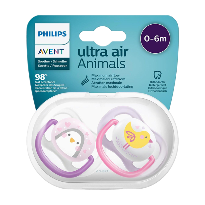 AVENT-SUCETTE-ULTRA-AIR-ANIMALS-0-6M-PARA-DU-BONHEUR-TUNISIE