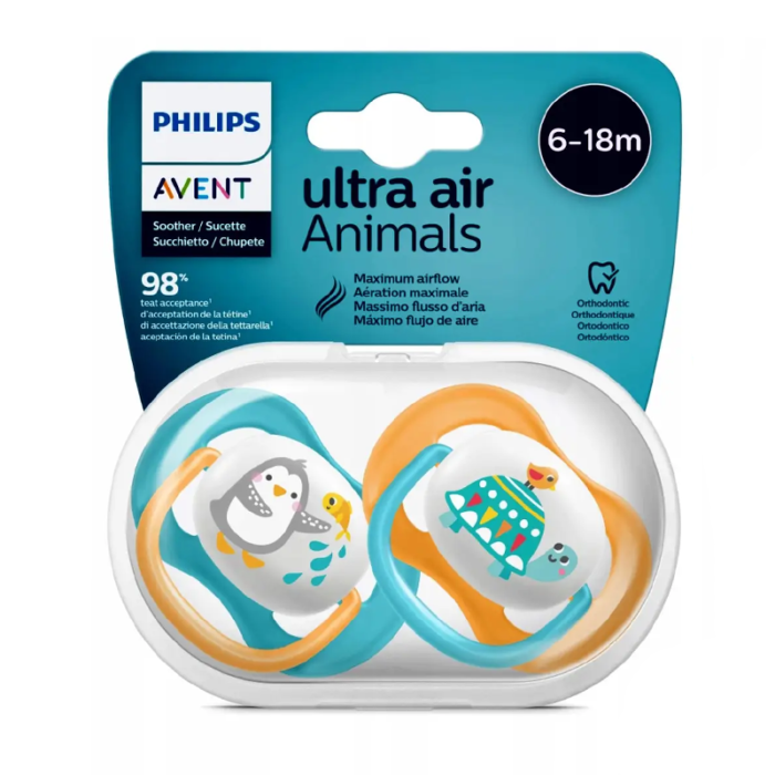 AVENT-SUCETTE-ULTRA-AIR-ANIMALS-6-18M-GARÇON-PARA-DU-BONHEUR-TUNISIE