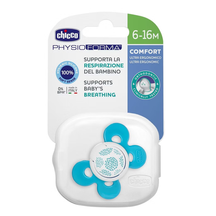 CHICCO-SUCETTE-CONFORT-SILICONE-6-16M-1PC-PARA-DU-BONHEUR-TUNISIE