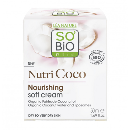 LEA-NATURE-SO'BIO-CRÈME-FONDANTE-NOURRISSANTE-NUTRI-COCO-50ML-PARA-DU-BONHEUR-TUNISIE