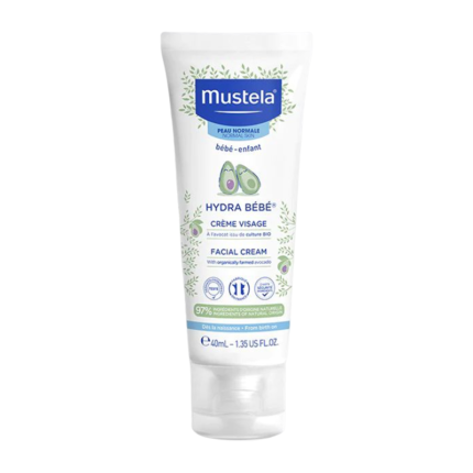 MUSTELA-CRÈME-VISAGE-HYDRA-BÉBÉ-À-L'AVOCAT-BIO-40ML-PARA-DU-BONHEUR-TUNISIE