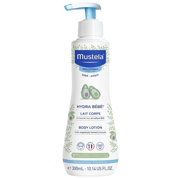 MUSTELA-LAIT-CORPS-HYDRA-BÉBÉ-À-L'AVOCAT-300-ML-PARA-DU-BONHEUR-TUNISIE