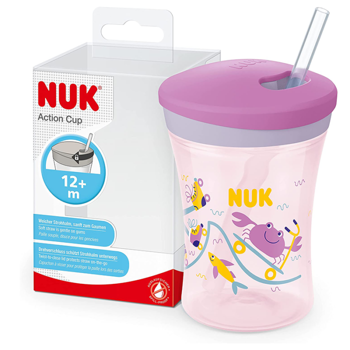 NUK-ACTION-CUP-AVEC-PAILLE-12M+-230ML-ROSE-PARA-DU-BONHEUR-TUNISIE