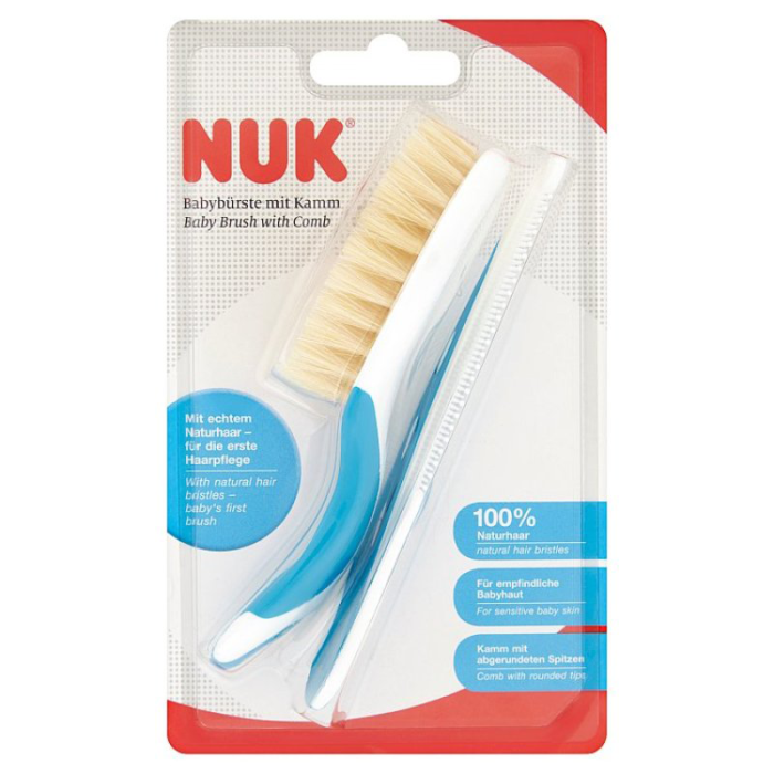 NUK-BROSSE-À-CHEVEUX-BÉBÉ-AVEC-PEIGNE-TURQUOISE-PARA-DU-BONHEUR-TUNISIE