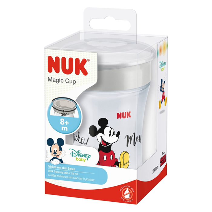 NUK-DISNEY-MICKEY-MOUSE-MAGIC-CUP-230-ML-AVEC-COUVERCLE-GRIS-PARA-DU-BONHEUR-TUNISIE