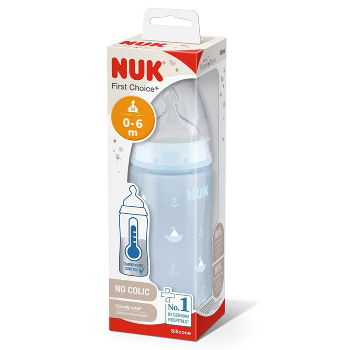 NUK-FIRST-CHOICE+-BIBERON-0-6M-300ML-PARA-DU-BONHEUR-TUNISIE