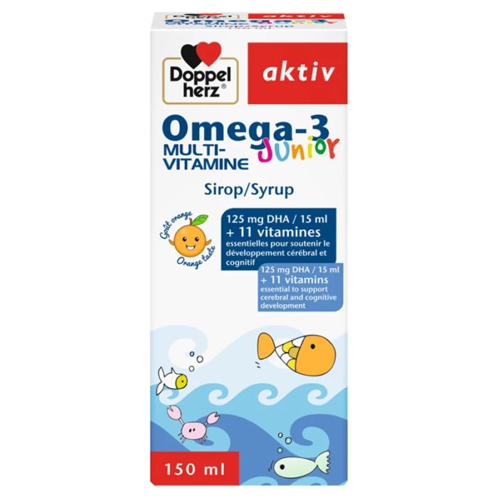 DOPPELHERZ-AKTIV-SIROP-OMEGA-3-MULTI-VITAMINES-JUNIOR-150ML-PARA-DU-BONHEUR-TUNISIE