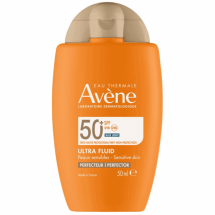 Flacon avène ultra fluide Perfecteur Teinté SPF50+ 50ml visage peau sensible TriAsorB Tunisie