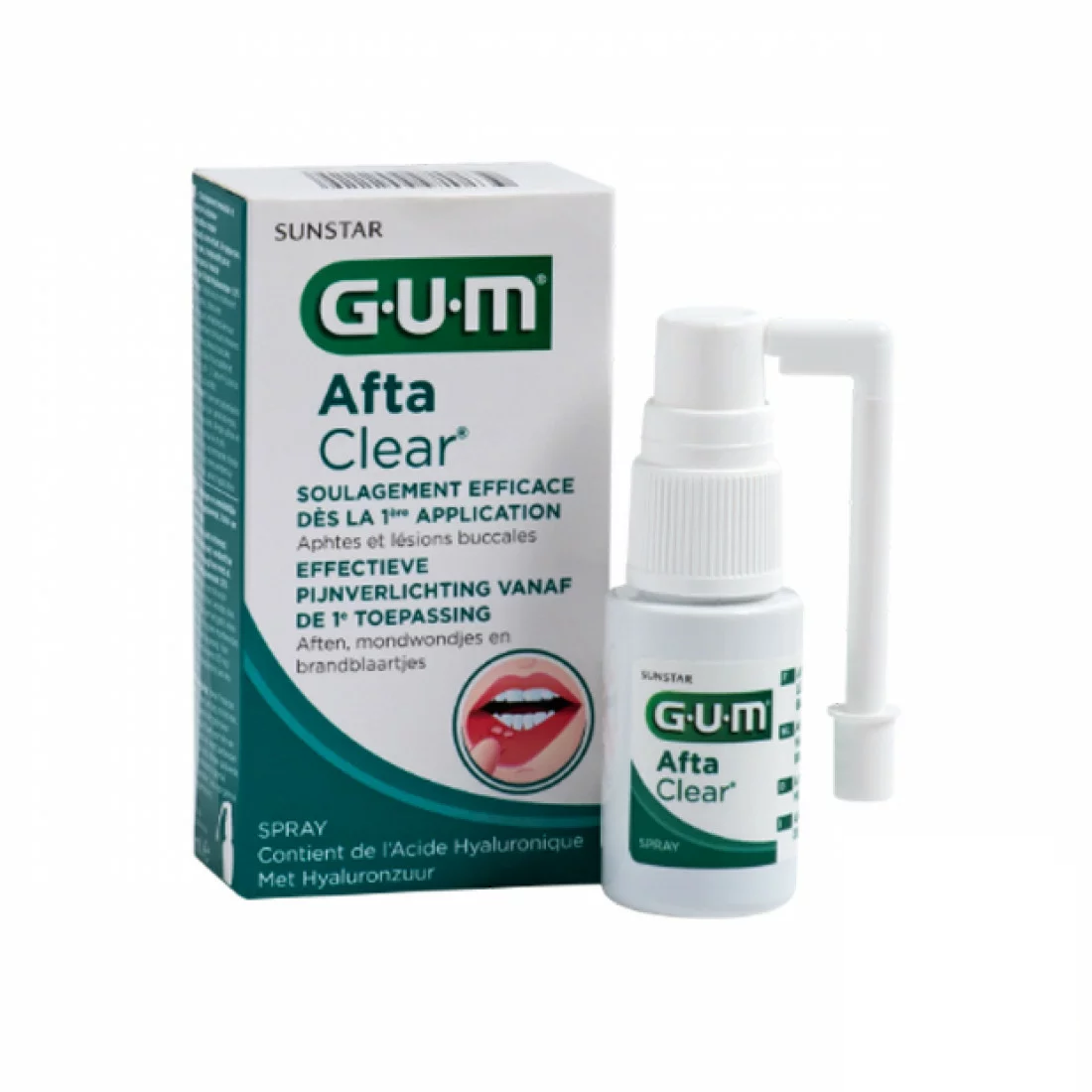 Sans titre GUM AftaClear Spray 15ML – Image 1