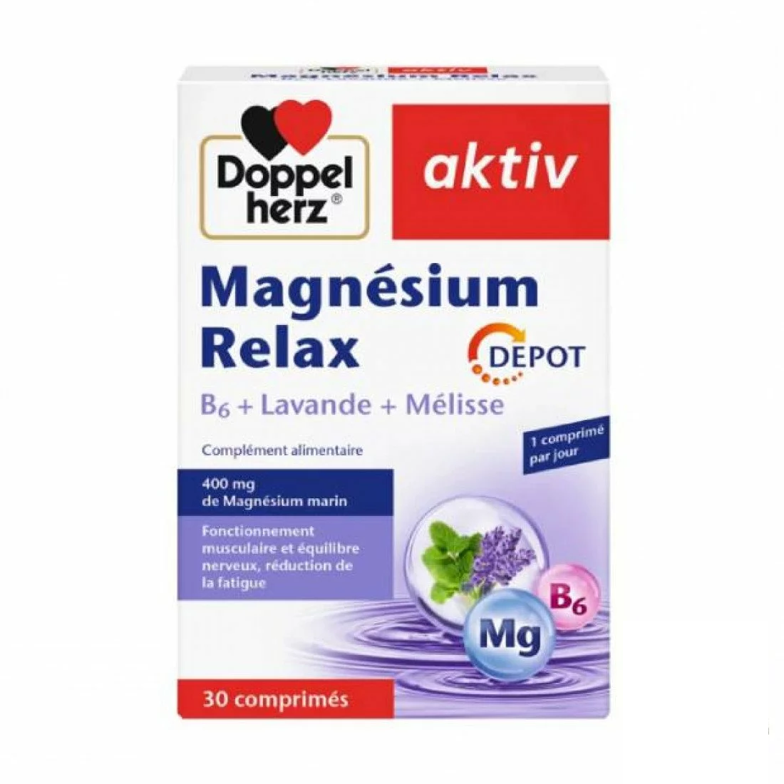 Sans titre AKTIV MAGNESIUM RELAX 30 Comprimes – Image 1