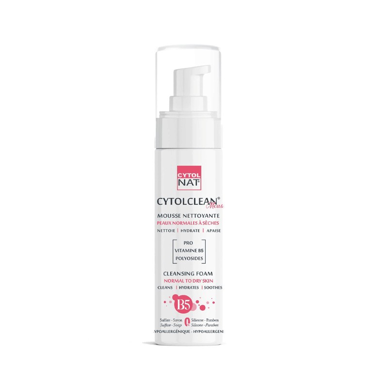 cytol-clean-mousse-nettoyante-peaux-normales-a-seches-150ml CYTOL CLEAN MOUSSE NETTOYANTE PEAUX NORMALES A SECHES 150ML – Image 1