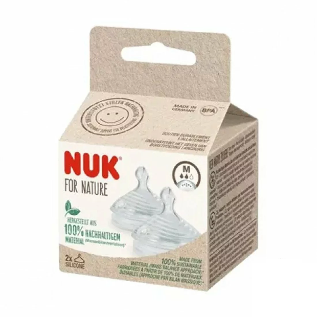 123 NUK FOR NATURE 2 TETINES M – Image 1