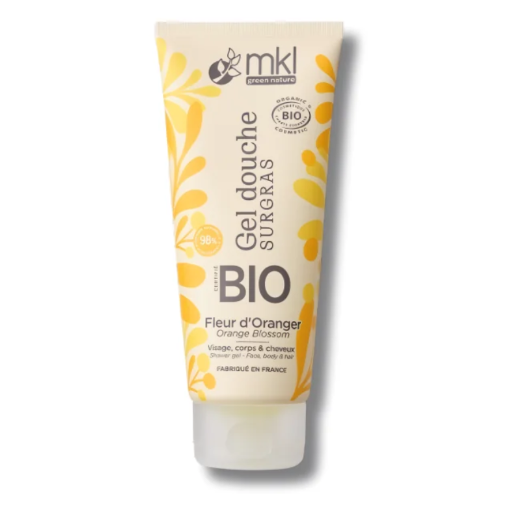 12345 MKL - GEL DOUCHE BIO FLEUR D'ORANGER 200ML – Image 1