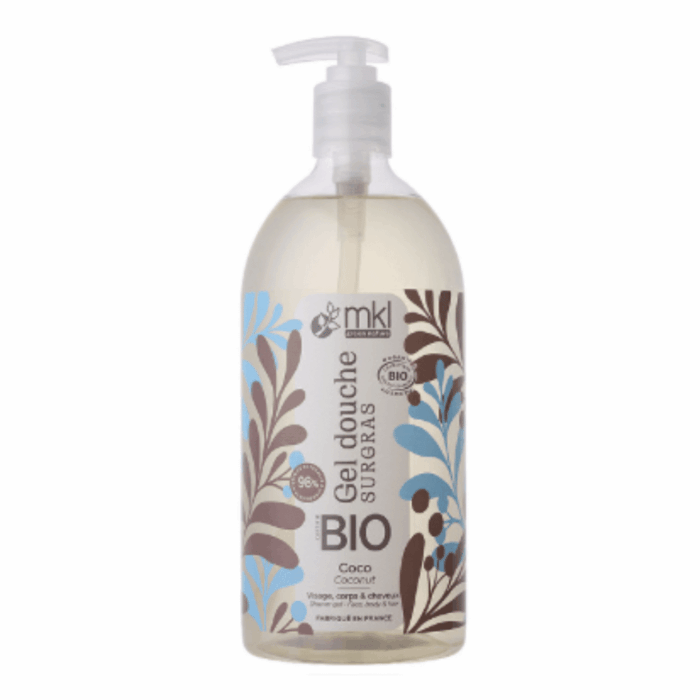 Flacon MKL Gel Douche Bio Coco 1l pour le soin des cheveux en Tunisie