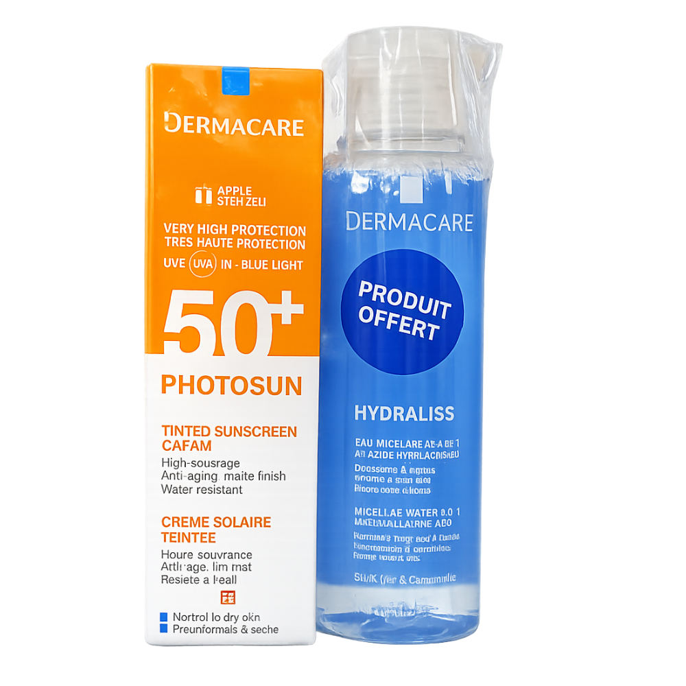Dermacare Photosun Creme Teintée 1.5 Tube Dermacare photosun creme teintée SPF50+ teinte 1.5 pour peaux normales à sèches Tunisie