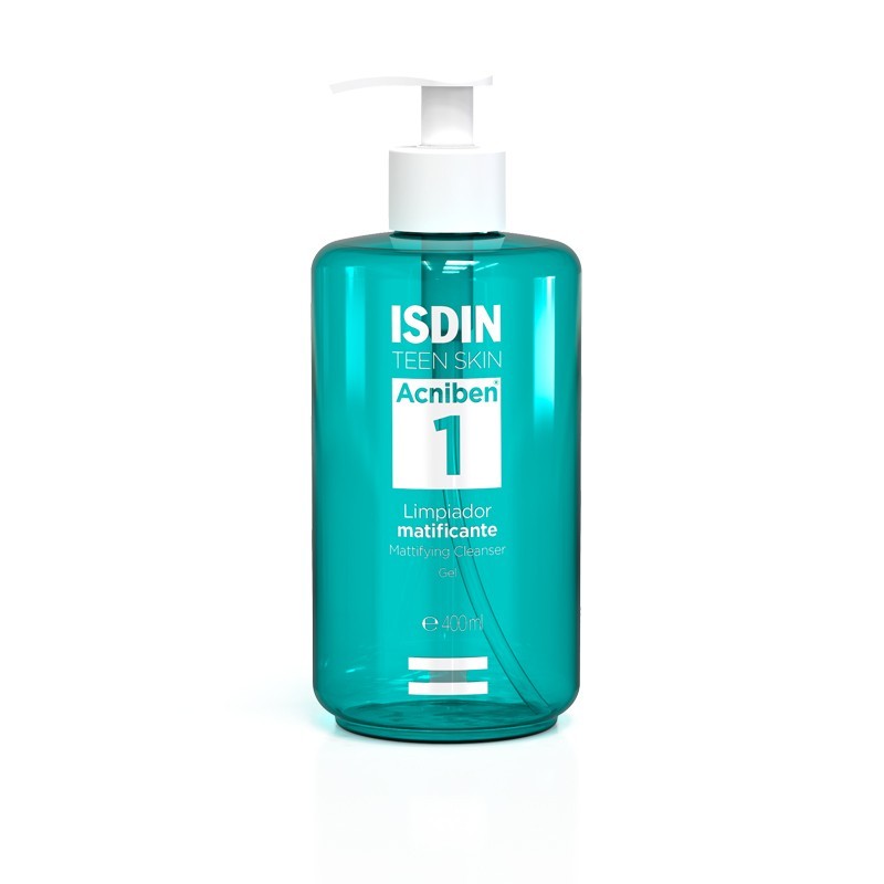 isdin-acniben-gel-nettoyant-matifiant-400ml ISDIN ACNIBEN GEL NETTOYANT MATIFIANT 400ML – Image 1