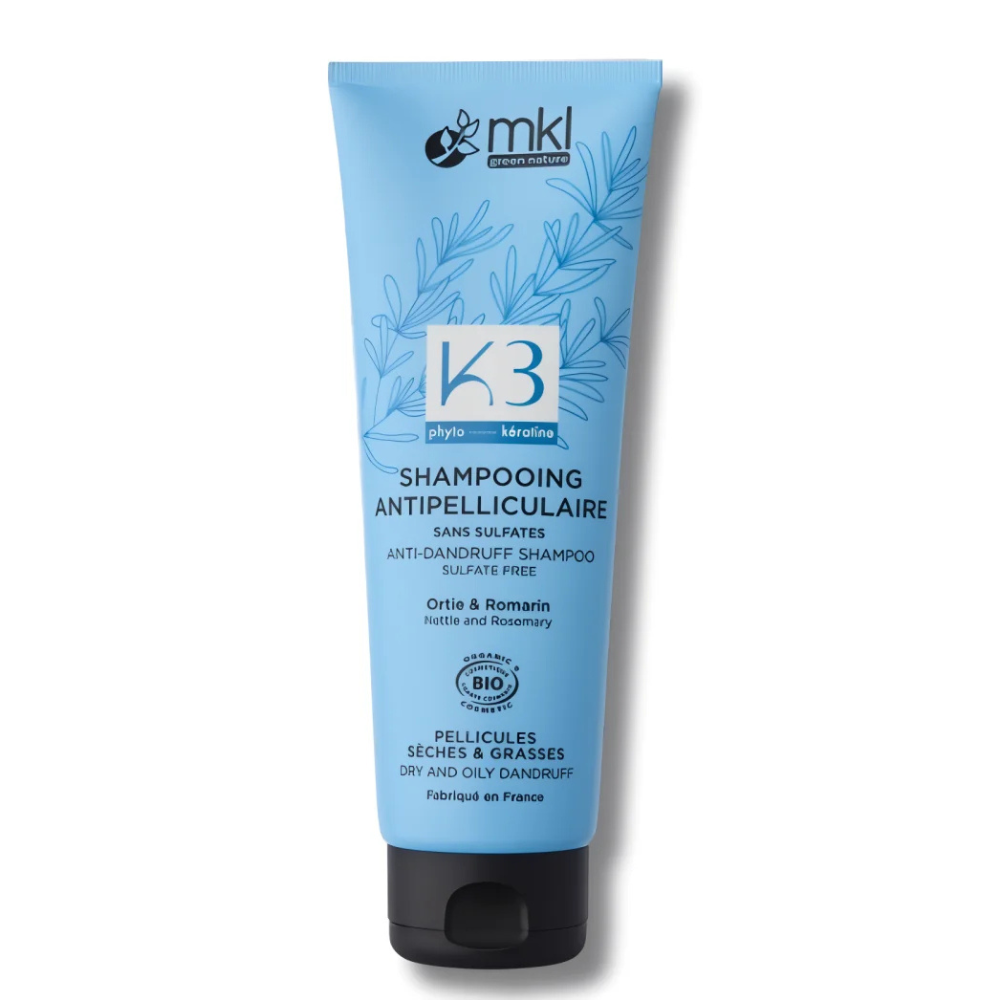k3 MKL - SHAMPOING ANTIPELLICULAIRE BIO 250ML – Image 1