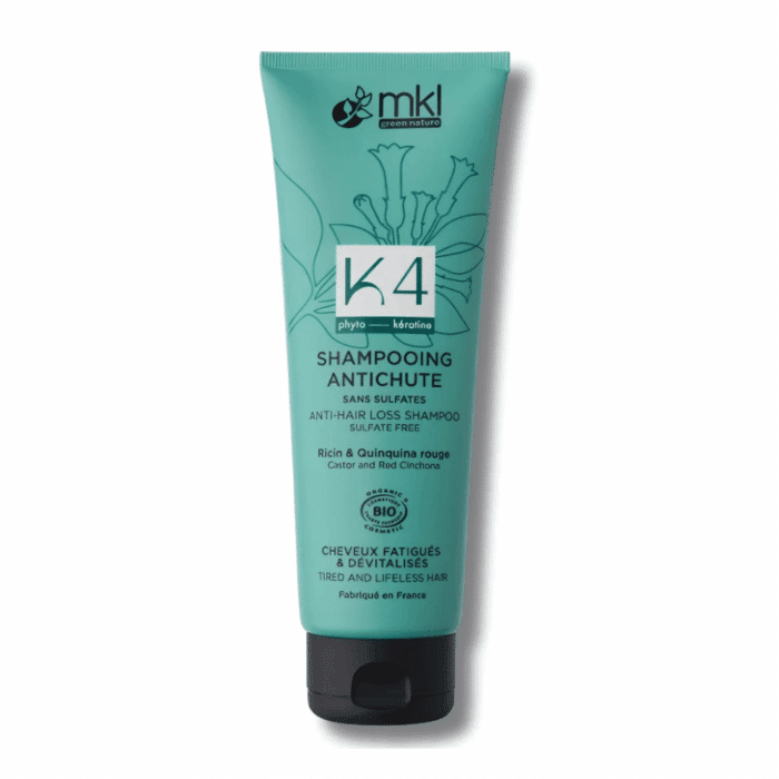 Flacon MKL Shampoing Antichute Bio 250ml pour le soin des cheveux en Tunisie
