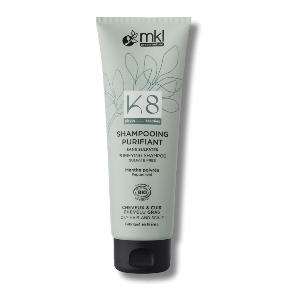 k8 MKL - SHAMPOING PURIFIANT BIO CHEUVEUX GRAS 250ML – Image 1