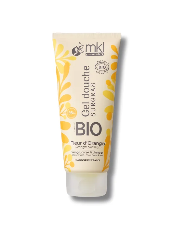 mkl-gel-douche-bio-fleur-d-orange-200ml MKL - GEL DOUCHE BIO FLEUR D'ORANGER 200ML – Image 1