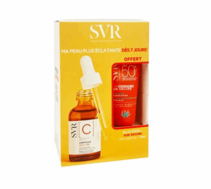SVR Ampoule Pack [C] Anti-Ox Concentré Eclat 30 ml + SUN SECURE BLUR SPF50+ Sans Parfum 15ML