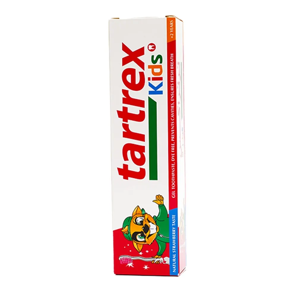 tartrex-kids-dentifrice-gout-fraise-naturelle-50ml Tartrex Kids Dentifrice Gout Fraise Naturelle 50ml – Image 1