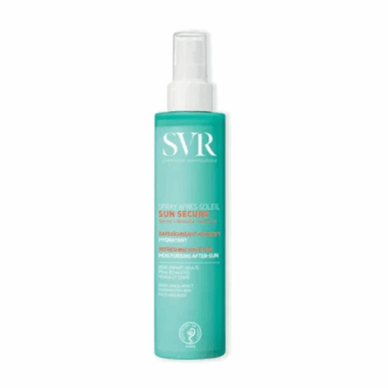 Flacon SVR svr sun secure Spray Après-Soleil 200ML brume rafraîchissante apaisante famille Tunisie