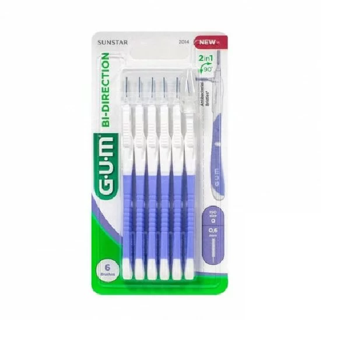 bonheur GUM BI DIRECTION Brossette interdentaire 0.6MM 2014 – Image 1