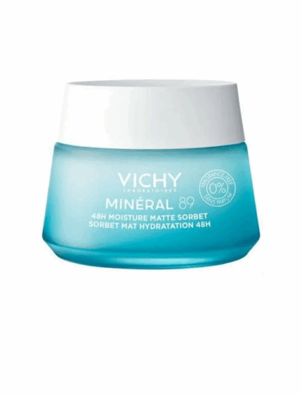 VICHY MINERAL 89 SORBET MAT PEAU MIXTE A GRASSE 50ML