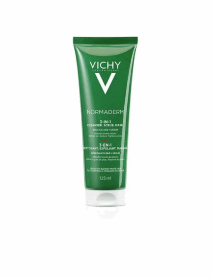 VICHY NORMADERM 3 EN 1 EXFOLIANT + NETTOYANT + MASQUE 125ML