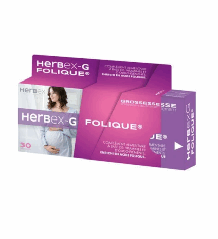 HERBEX-G FOLIQUE 1000 MCG