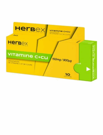 HERBEX Vitamine C+Cu 10 GELULES